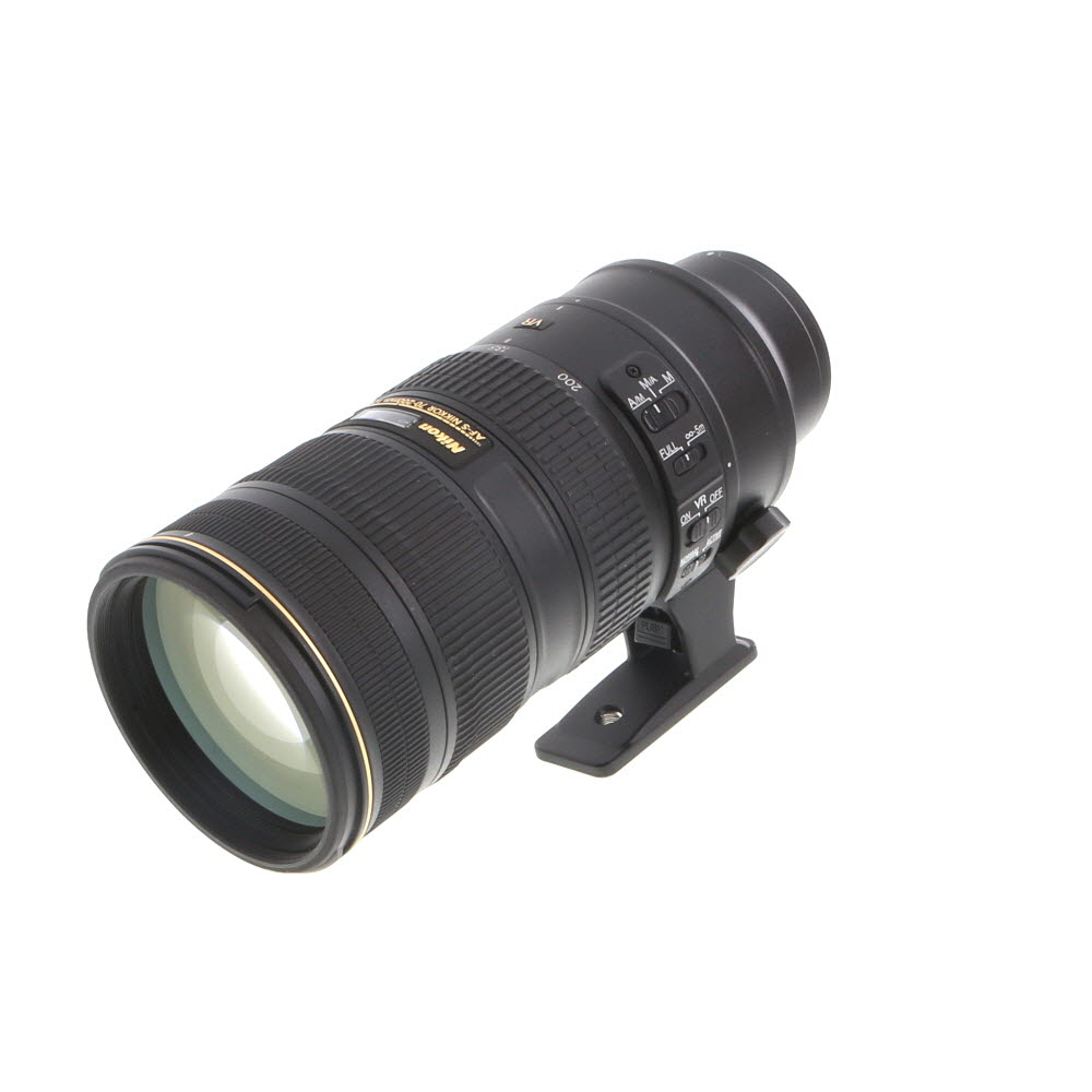 Nikon AF-S NIKKOR 70-200mm f/2.8 G II ED VR Autofocus IF Lens, Black with Tripod Foot