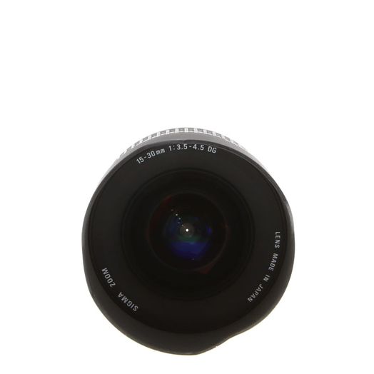 Sigma 15-30mm F/3.5-4.5 Aspherical D IF DG EX Autofocus Lens For