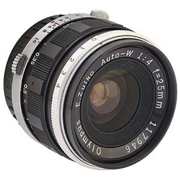 Olympus 25mm f/4 E. Zuiko Auto-W FT Lens for Olympus PEN Film Camera