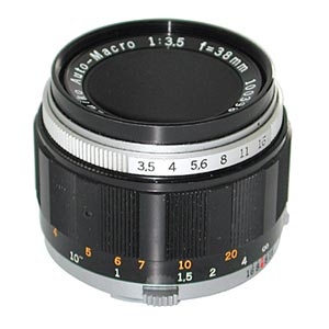 Olympus 38mm f/3.5 Macro FT Lens for Olympus PEN Film