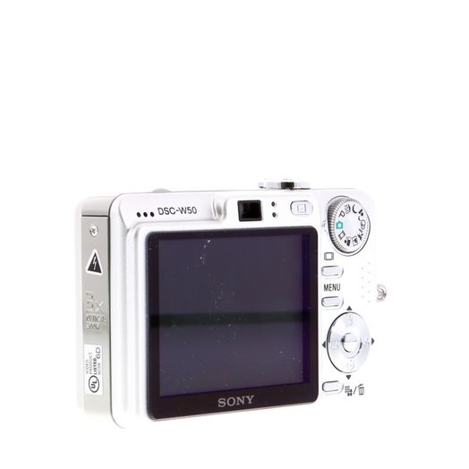 Sony Cyber-Shot DSC-W50 Digital Camera, Silver {6.1MP}