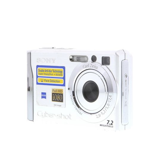Sony Cyber-Shot DSC-W80 Digital Camera, Silver {7.2MP}