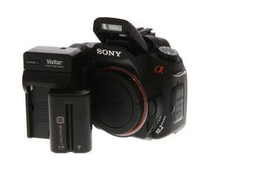 Sony Alpha a200 DSLR Camera Body, Black