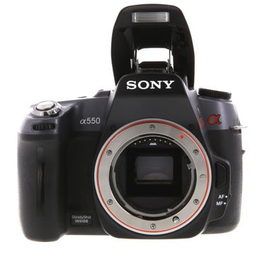 Sony Alpha a550 DSLR Camera Body, Black