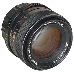 Yashica 50mm F/1.4 ML C/Y Mount Lens