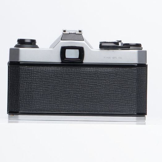 整備済完動品 PENTAX K1000 SE + SMC PENTAX 55mm Pentax K1000 SE 35mm Camera Body, Chrome/Black