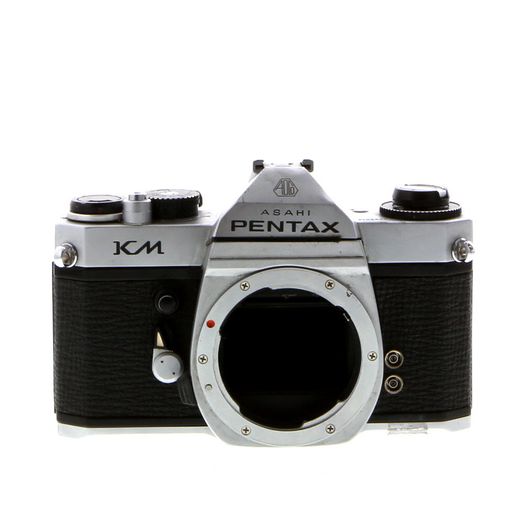 ✧OH済✧PENTAX KMシルバー 整備済完動品 Pentax KM 35mm Camera Body, Chrome