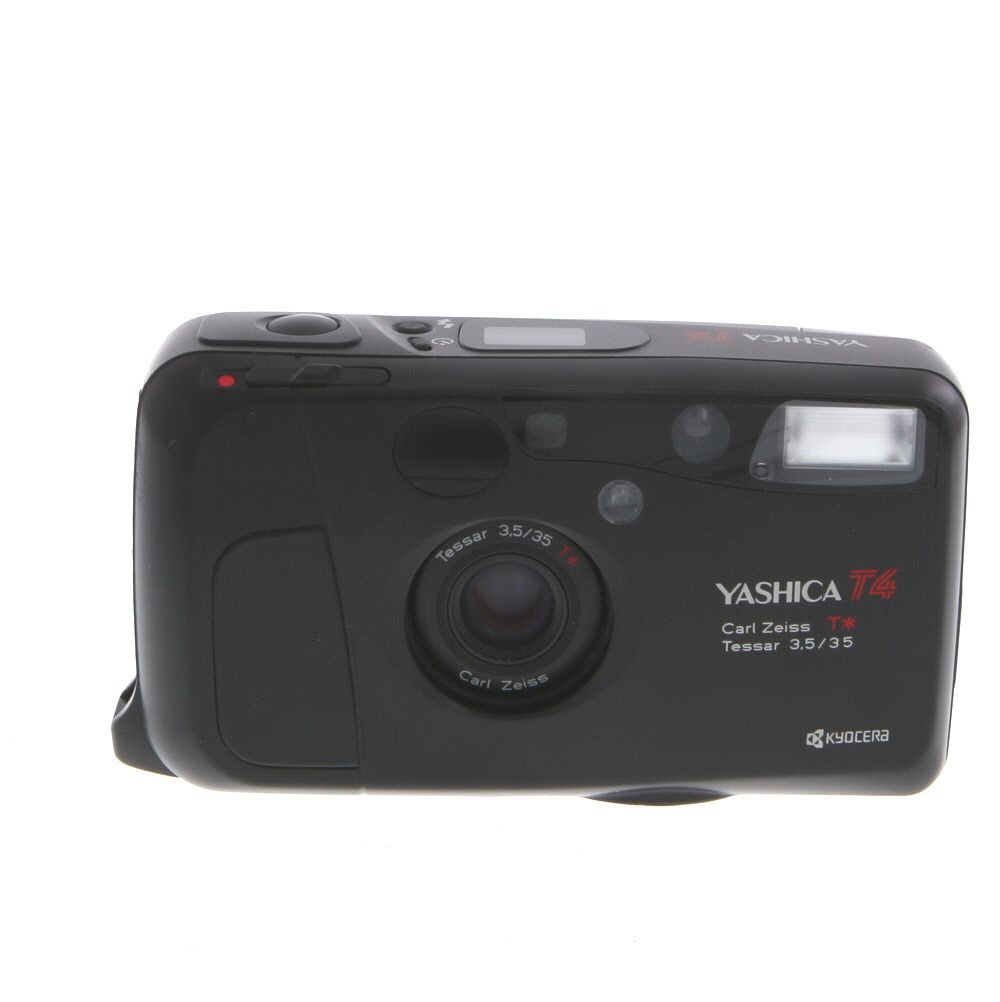 Yashica T4 35mm Camera, Black - Used 35mm Film Cameras - Used Film