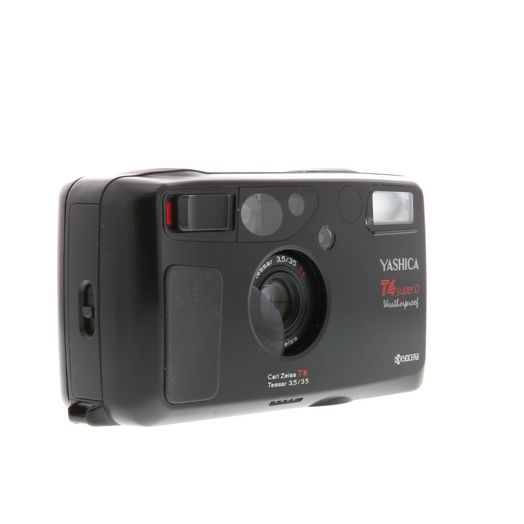 Yashica T4 Super D (Databack) Weatherproof 35mm Camera, Black