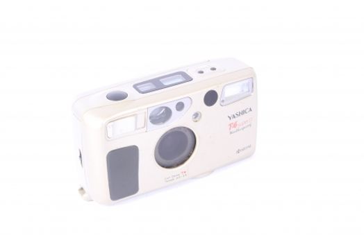 Yashica T4 Super D (Databack) Weatherproof 35mm Camera, Silver
