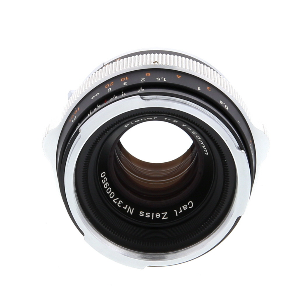 Zeiss 50mm F/2 Planar BLiTZ Black Lens For Contarex