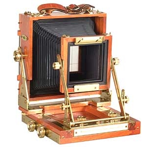 Zone VI 4X5 Classic Field Folding View Camera, Cherry (Bail Back With Brass Fittings)