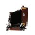 Tachihara 4x5 Folding Field Camera Body, Cherry Wood with Chrome Fittings  thumbnail