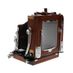Tachihara 4x5 Folding Field Camera Body, Cherry Wood with Chrome Fittings  thumbnail