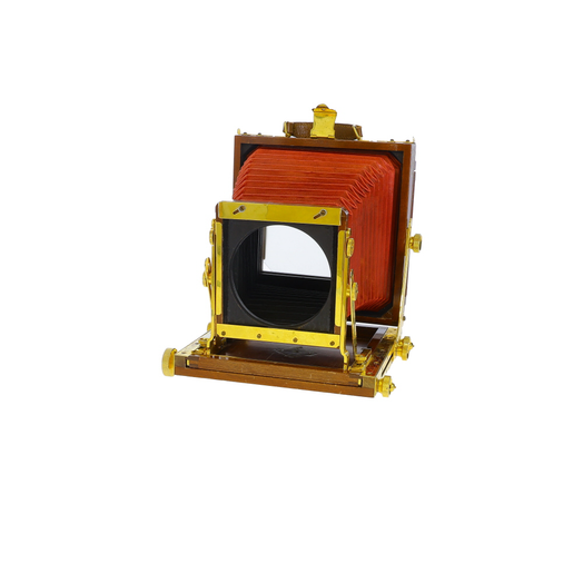 Ikeda 4x5 Anba Wood View Field Folding View Camera with Brass Fittings