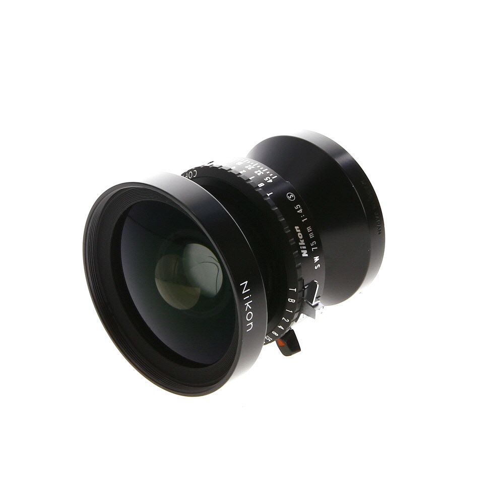 Nikon 75mm f/4.5 Nikkor SW BT Copal 0 (35MT) Lens for 4x5