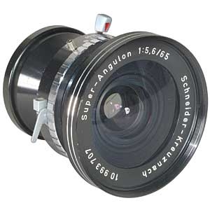 Schneider-Kreuznach 65mm f/5.6 Super-Angulon Synchro-Compur B (32 MT) Lens