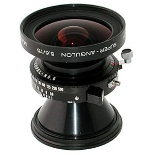 Schneider-Kreuznach 75mm f/5.6 Super-Angulon MC (195mm Image