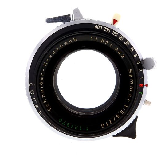 Schneider-Kreuznach 210mm f/5.6 / 370mm f/12 Symmar Copal BT (45