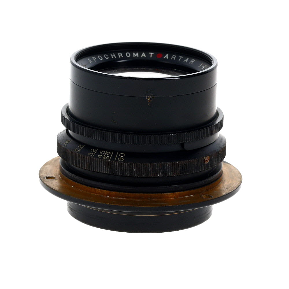 Goerz 14 in. (355mm) f/9 Apochromat Red Dot Artar (50MT) Barrel Lens for 8x10