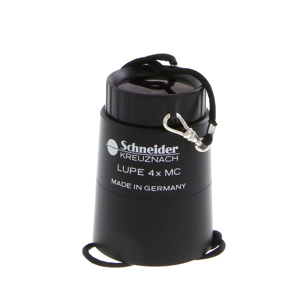 Schneider 4X Universal Loupe, Black with Opaque Base 37642