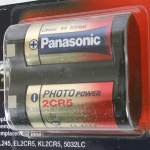 Panasonic 2CR5 6V Lithium Battery