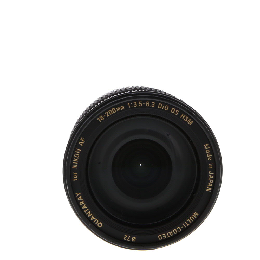 Quantaray 18-200mm f/3.5-6.3 DIO OS HSM AF Lens for Nikon APS-C DSLR