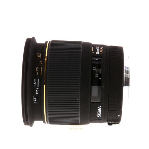 Sigma 28mm f/1.8 Macro EX DG Lens for Canon EF-Mount {77}
