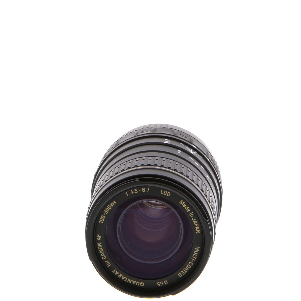 Quantaray 100-300mm f/4.5-6.7 LDO Lens for Canon EF-Mount (for Film Cameras Only)