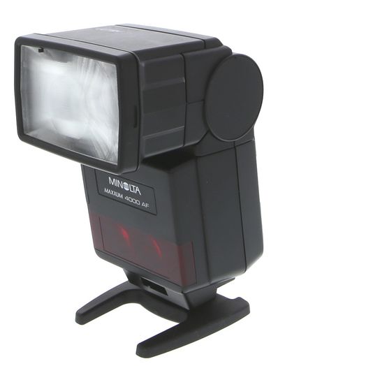 Minolta 4000AF Flash For Minolta 5000, 7000, 9000 [GN131] {Bounce