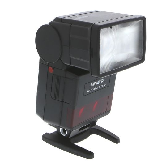 Minolta 4000AF Flash For Minolta 5000, 7000, 9000 [GN131] {Bounce