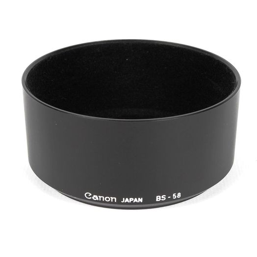 Canon BS-58 Lens Hood (50-135mm FD, 55mm f/1.2 SSC FD)