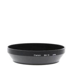 Canon New FD 50mm f/1.4 レンズ フード(BS-52)付 Canon BS-52 Lens Hood (50mm f/1.4 FD, 50mm f/1.8 FD)