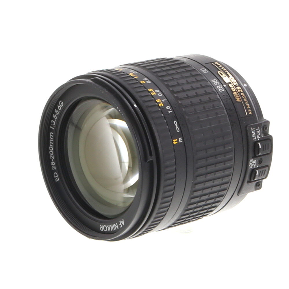 Nikon AF NIKKOR 28-200mm f/3.5-5.6 G ED Autofocus IF Lens