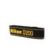 Nikon AN-D200 Neck Strap, Black with Yellow Stitched D200, 1.5 in. thumbnail