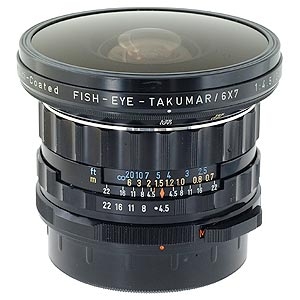 Pentax 35mm F/4.5 Fisheye Takumar Lens For Pentax 6X7 Series