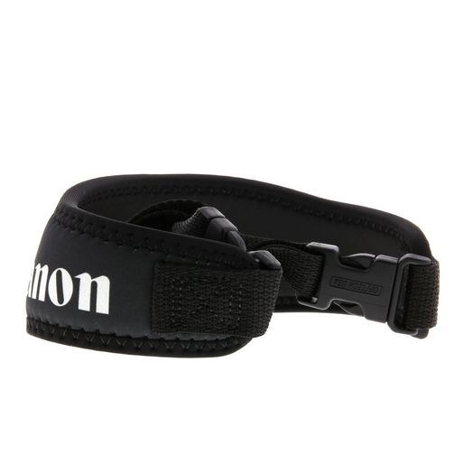 Universal Neoprene Neck Strap For Canon Nikon Sony DSLR Cameras – Black, Adjustable