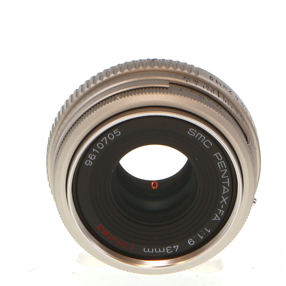 Pentax 43mm F/1.9 SMC FA Limited K Mount Autofocus Lens