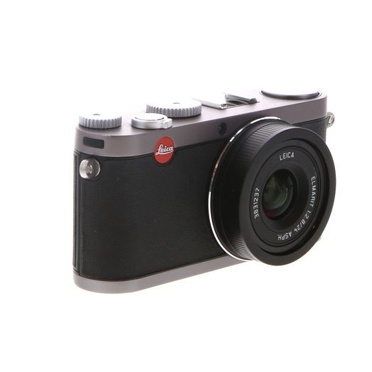 Leica X1 Digital Camera, Steel Gray Anodized {12.2MP} 10420