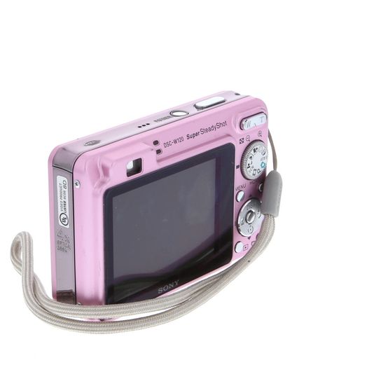 Sony Cyber-Shot DSC-W120 Digital Camera, Pink {7.2MP}