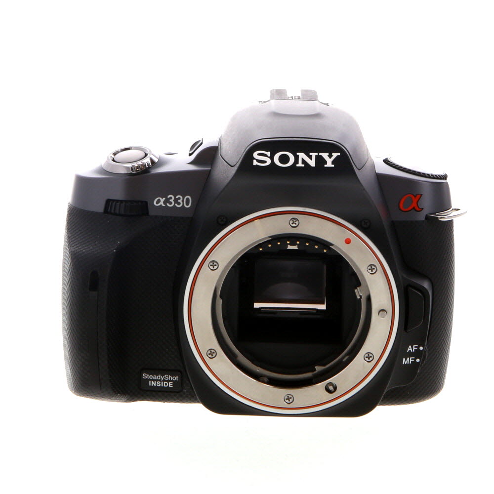 Sony Alpha a330 DSLR Camera Body, Black