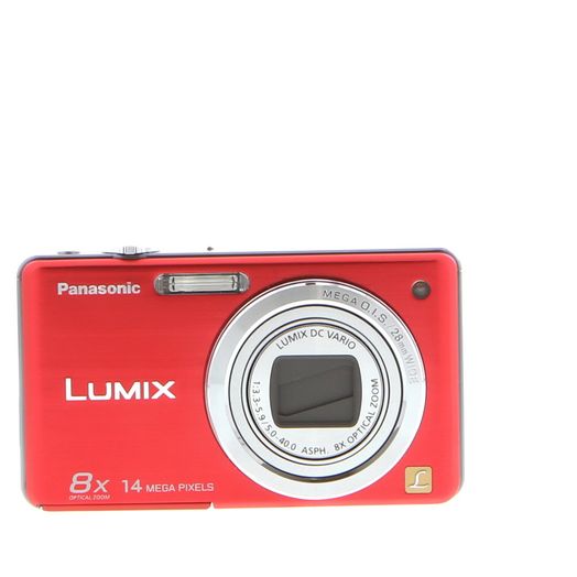 Panasonic Lumix DMC-FH20 Digital Camera, Red {14MP}
