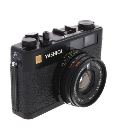 ヤシカElectro35CC Color Yashinon 35mm F1.8 Yashica Electro 35 CC 35mm Camera, Black with 35mm f/1.8 Color