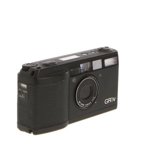 Ricoh GR1V 28 F/2.8 Black 35mm Camera
