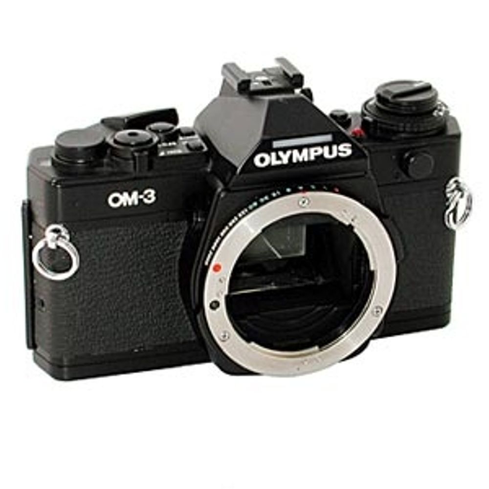Olympus OM-3 35mm Camera Body, Black - Used 35mm Film Cameras