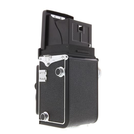 Yashica D Medium Format TLR Camera with 80mm F/3.5 Yashikor, Black