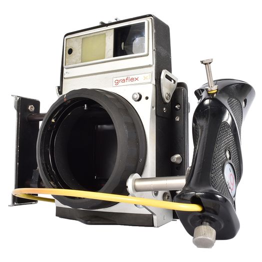 Graflex XL Rangefinder Medium Format Camera Body, Chrome with