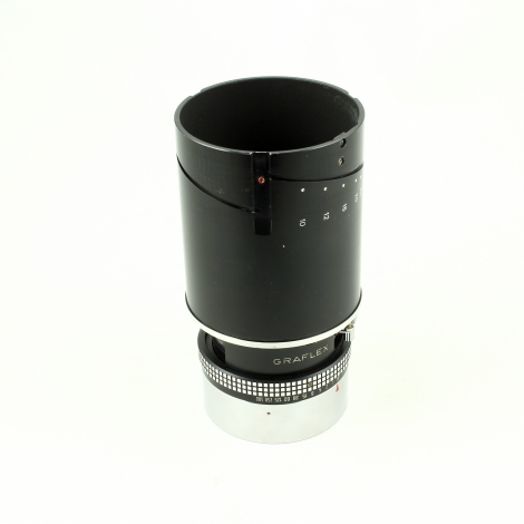 Graflex XL Zeiss 180mm f/4.8 Sonnar Lens with Synchro-Compur Shutter