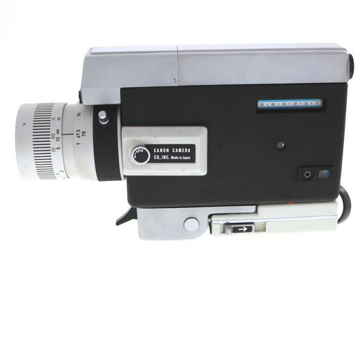Canon Zoom 518 Super 8 Movie Camera with 9.5-47.5mm f/1.8 Lens