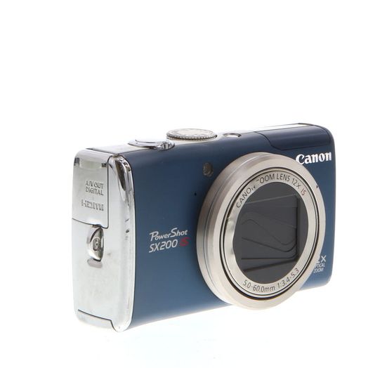 Canon PowerShot SX200 IS Digital Camera, Blue {12.1MP}